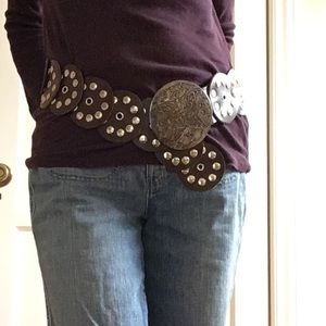 Moroccan leather belt